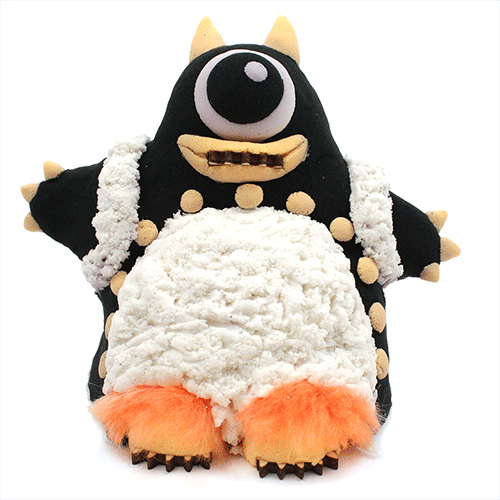 PLUSH Пушистый пластилин Черный+Белый